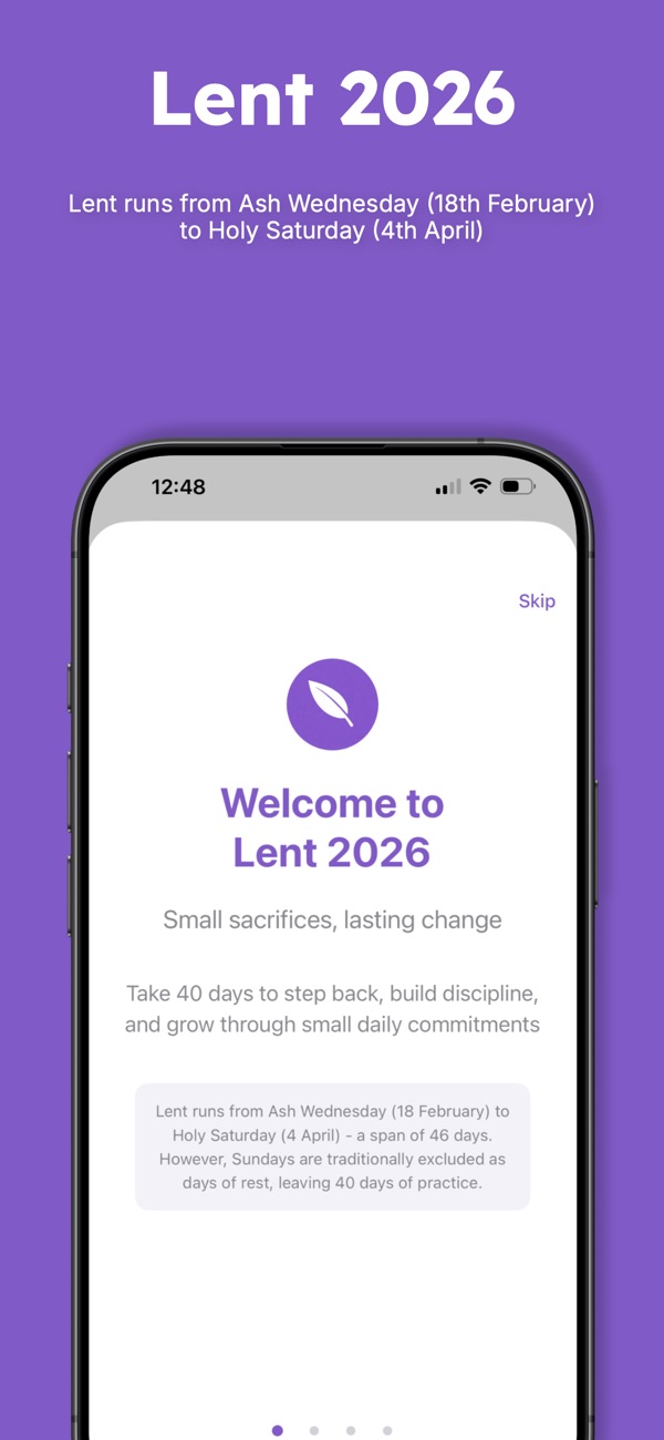 Welcome to Lent 2026: small sacrifices, lasting change